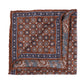 Rosi Collection x MJ: Pocket Square "Medallion Double Print" in pure silk