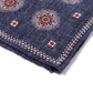 Rosi Collection x MJ: Pocket Square "New Flower Double Print" in pure silk