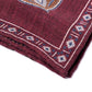 Rosi Collection x MJ: Pocket Square "Paisley Square Double Print" in pure silk