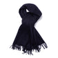 Joshua Ellis x MJ: Ripple Plain Stole Scarf in Pure Scottish Cashmere