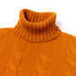Delle Alpi Torino" turtleneck sweater in pure Cariaggi cashmere - handmade