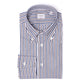 Striped shirt "Stile Inglese" with button down and sport cuff - Handmade