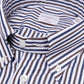 Striped shirt "Stile Inglese" with button down and sport cuff - Handmade