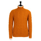 Delle Alpi Torino" turtleneck sweater in pure Cariaggi cashmere - handmade