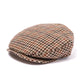 British Harris tweed cap "Turnberry" - Handmade for Gentlemen