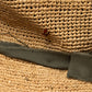 SUPERDUPER x MJ: "HOBO Strap" hat made from raffia crochet straw - handmade