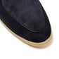 Baudoin & Lange x MJ: Stride loafer "Plain" in calf suede - Handmade