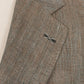 Olive green "Cacciatore Spina" suit made from pure linen - handmade