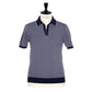Knitted polo "Luxury Jacquard" made from the finest maco cotton