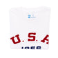 Sportswear Reg. x MJ: T-shirt with vintage "U.S.A." print made from pure cotton