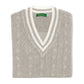 Brigatelli dal 1922 per Michael Jondral: "Tennis d'Epoca" sweater in linen and cotton
