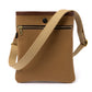 "Traveller" bag made from cotton canvas and saddle leather