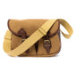 Bag "Dalby Carry" made from cotton canvas and saddle leather