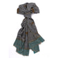 Scarf "AYODHYA" made from the finest Hand-Embroidered Pashmina Cashmere - Pure Handmade