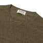 Sweater "Vintage Crew Inset" in cashmere and linen