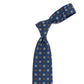CA Archivio Storico: Striped Tie "Francobolli Misti" made of pure Silk - hand-rolled