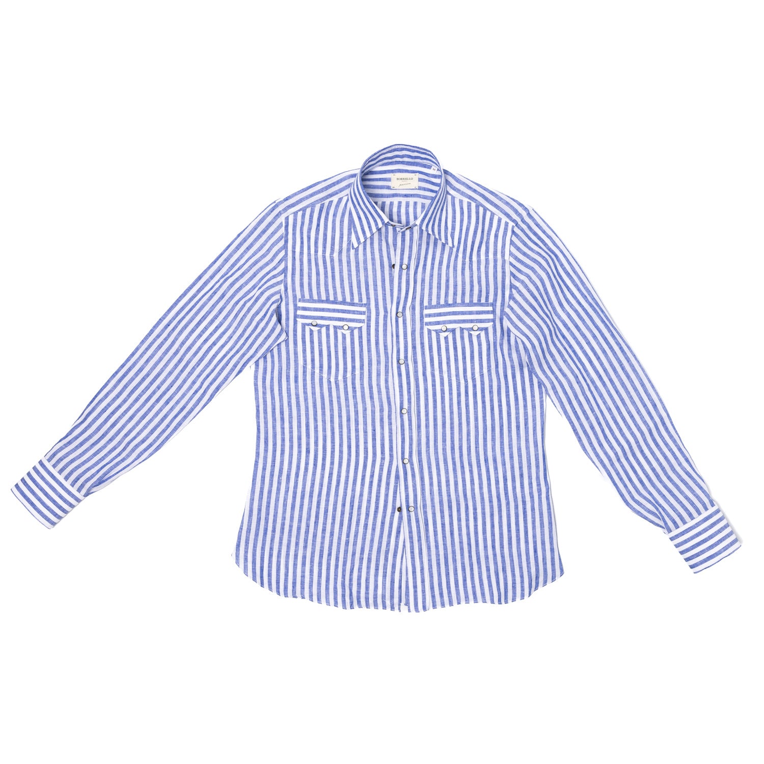 Tシャツ・カットソー BORRIELLO FW24 'Marechiaro' shirt (19006 4) T-shirt Round Neck SS Baroque Billionaire