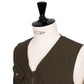 Vest "Urban Hiking" made from pure cotton - Wax Cotton