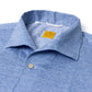 Polo Shirt "Cinecittà" made of Linen and Cotton - handmade
