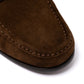Il Mocassino Exclusive x MJ: Horsebit Loafer "Via Condotti" made of Dark Brown Calf Suede