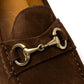 Il Mocassino Exclusive x MJ: Horsebit Loafer "Via Condotti" made of Dark Brown Calf Suede