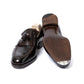 Loafer "Short Tassel Kiltie" made from dark brown calfskin - handcrafted