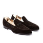 Loafer "X-Croc" made of dark brown suede - pure handwork