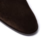 Bootee "New Hand-Stitch Chukka" made of dark brown suede - pure handwork