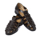 Sandals FERRET "Le Cap" in brown calfskin