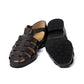 Sandals FERRET "Le Cap" in brown calfskin