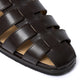 Sandals FERRET "Le Cap" in brown calfskin