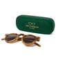 Sunglasses "WELT Golden Havana" with brown lenses - handmade