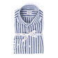 Striped Shirt "Principe Sartoriale" made of Cotton and Linen - Handmade