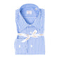 Striped Shirt "Quello Elegante" made from Pure Cotton - Handmade