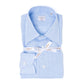 Light blue shirt "Gentry Sartoriale" made from pure linen - handmade