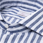 Striped Shirt "Principe Sartoriale" made of Cotton and Linen - Handmade