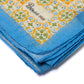 Carreé Scarf "Foulard Piastrelle di Amalfi" made of Cotton & Cashmere - Hand-rolled