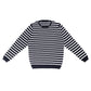 Crew-Neck Sweater "Cornwall Stripe" made of pure Cotton