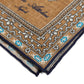 Pocket Square "Piazze Danzanti" made of Cotton, Silk and Linen - hand-rolled