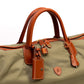 Travel Bag  "Soft Traveller" made of Felisi nylon and saddle leather - Handcrafted