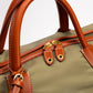 Travel Bag  "Soft Traveller" made of Felisi nylon and saddle leather - Handcrafted