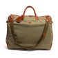 Travel Bag  "Soft Traveller" made of Felisi nylon and saddle leather - Handcrafted