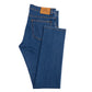 "Luxury Denim" jeans made from a soft cotton blend—handcrafted