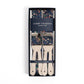 Suspenders "Summer Flowers" made from pure Silk with Buttons