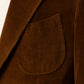 Suit "Velluto Lusso" Made of Cotton and Wool—Entirely Handcrafted