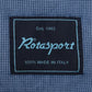 Navy Blue Cotton Bermuda Shorts - Rota Sport
