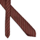 Tie "Patterned Stripes" made of pure Silk - Seven Fold