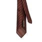 Tie "Patterned Stripes" made of pure Silk - Seven Fold