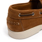 Il Mocassino x MJ: Boat-Loafer  "Positano" in medium brown calf nubuck