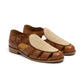 Sandal "Franck" made of Calfskin and Raffia